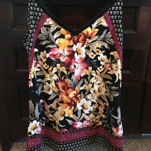 WHBM flowered tank
